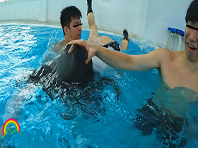 競泳水着Ｊ系鬼畜集団水責めレ×プ（仮名）れい　サンプル画像08